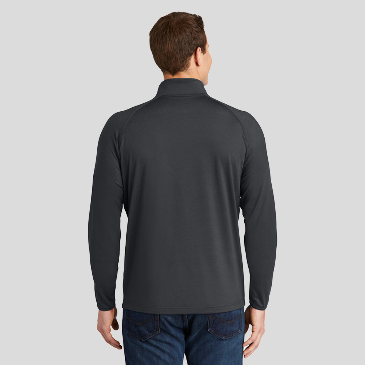 Sport-Wick® Stretch 1/4-Zip Pullover | Charcoal Grey