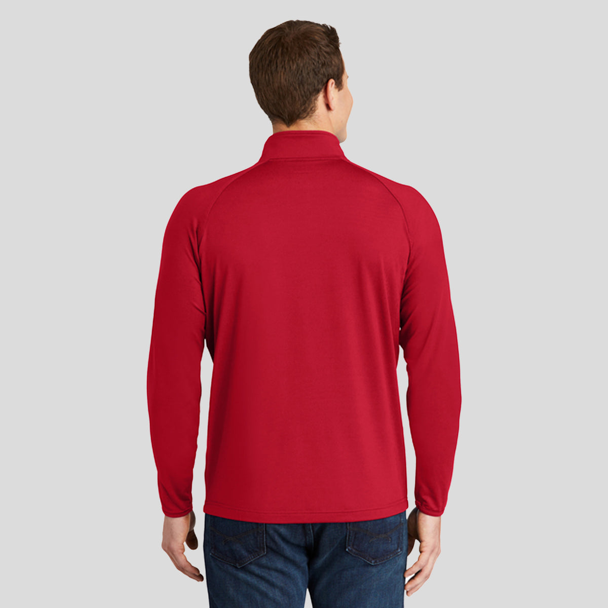 Sport-Wick® Stretch 1/4-Zip Pullover | True Red