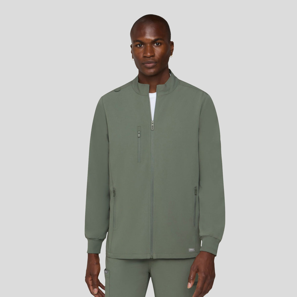 Tempo Men's Zip Jacket | Olive